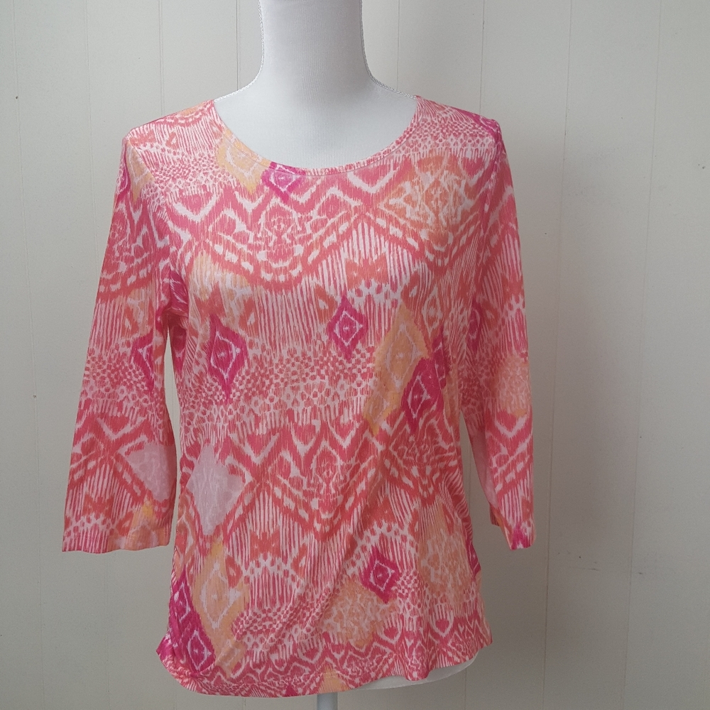 🍒 Chicos Geometric Artsy Top